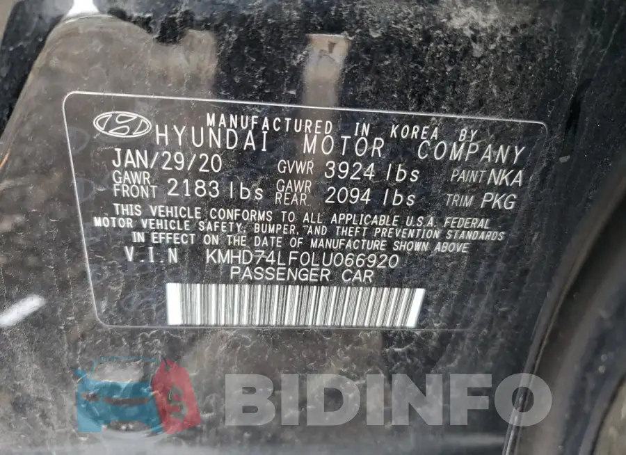 KMHD74LF0LU066920 Photo# 13