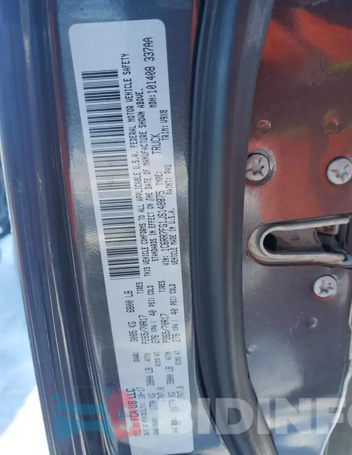 1C6RR7FG1JS148875 Photo# 12