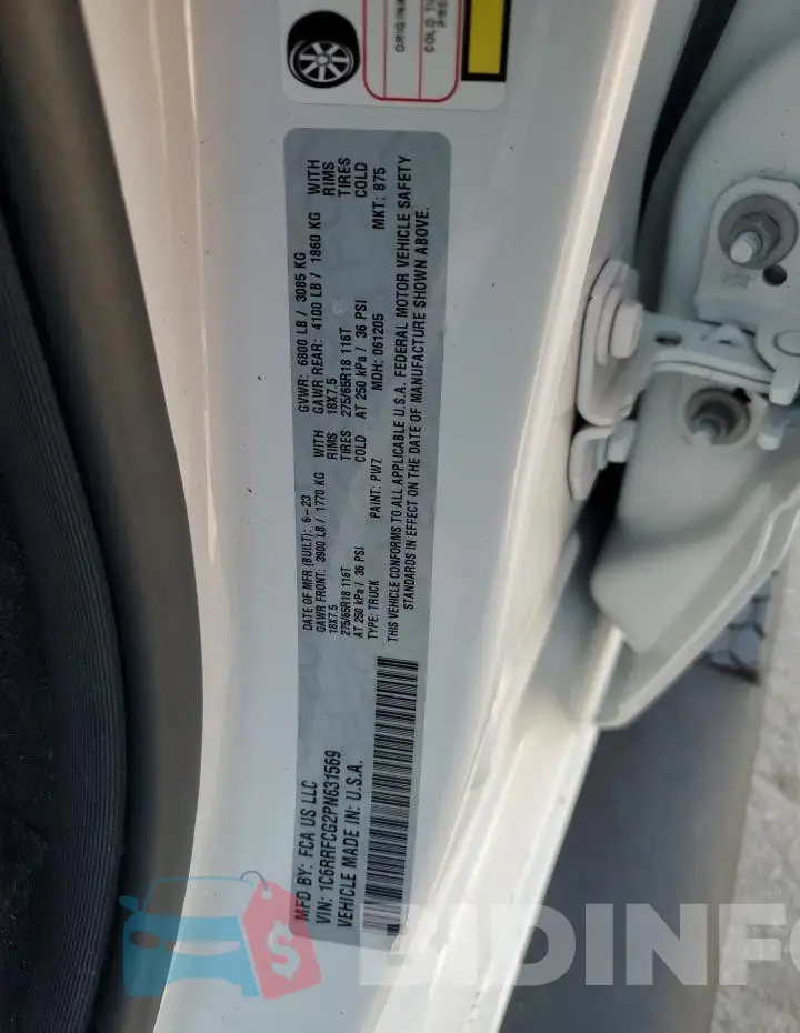1C6RRFCG2PN631569 Photo# 12