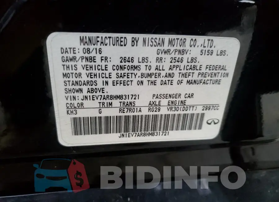 JN1EV7AR8HM831721 Photo# 12