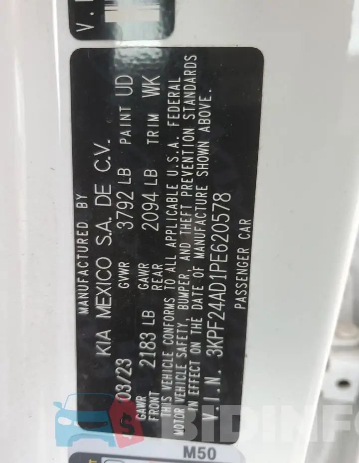 3KPF24AD1PE620578 Photo# 12