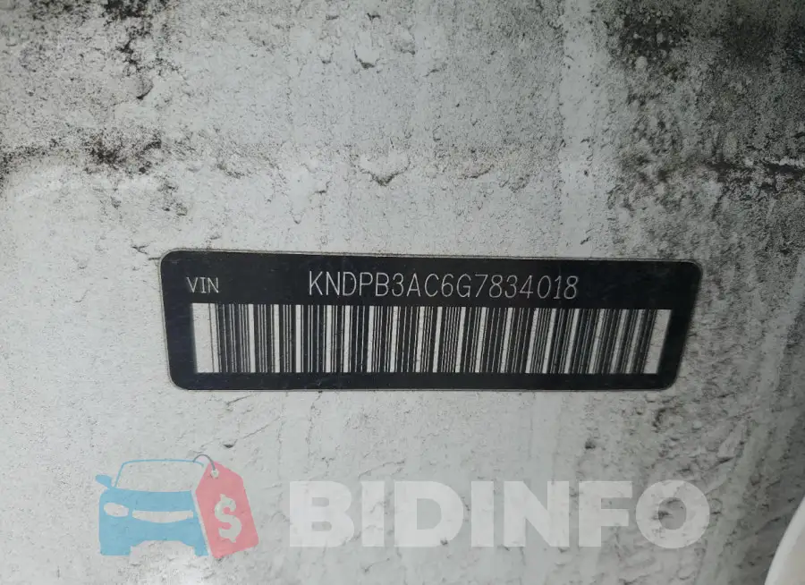 KNDPB3AC6G7834018 Photo# 13