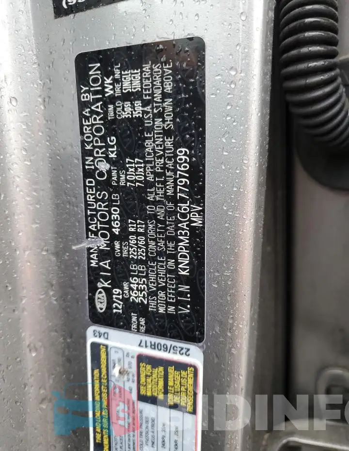 KNDPM3AC6L7797699 Photo# 13