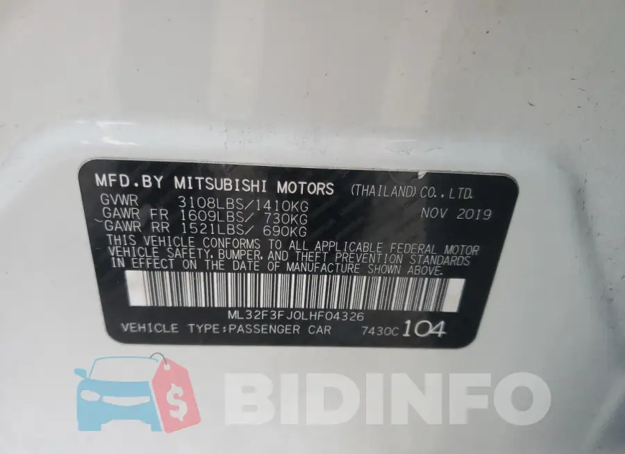 ML32F3FJ0LHF04326 Photo# 12