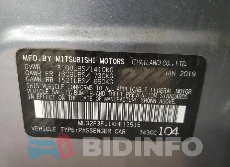 ML32F3FJ1KHF12515 Photo# 12