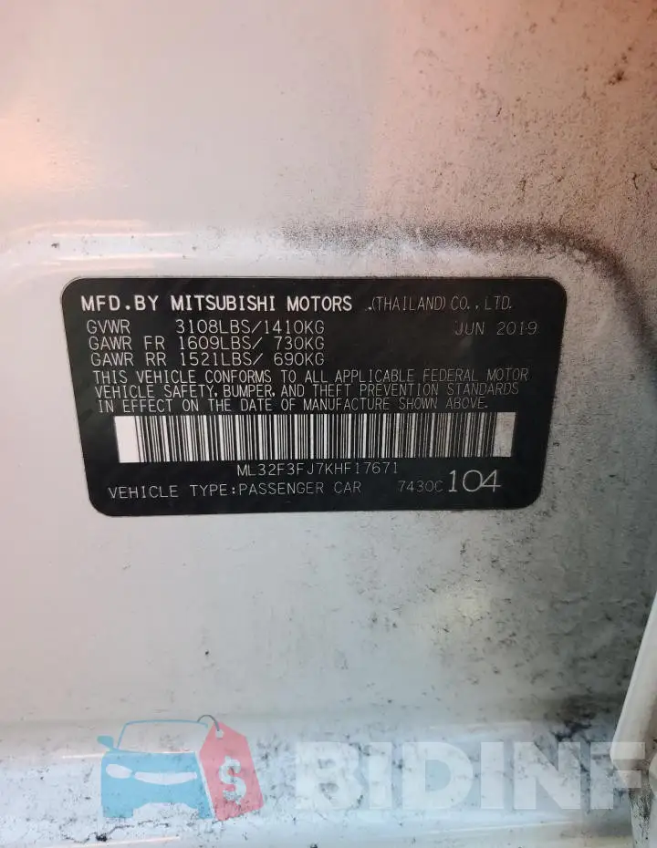 ML32F3FJ7KHF17671 Photo# 13