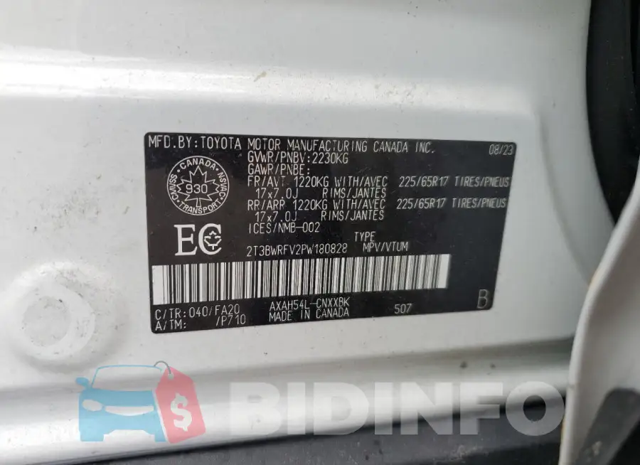 2T3BWRFV2PW180828 Photo# 14
