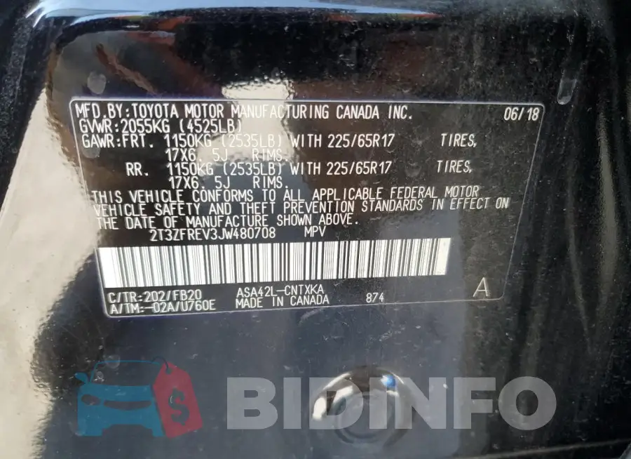 2T3ZFREV3JW480708 Photo# 13