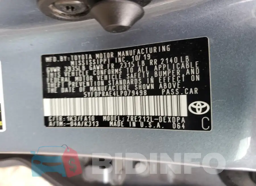 5YFDPRAE4LP079498 Photo# 12