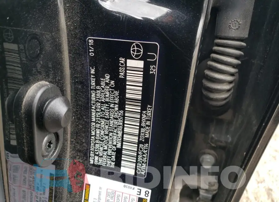 NMTKHMBX6JR057156 Photo# 13