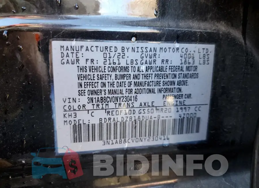 3N1AB8CV0NY230416 Photo# 12