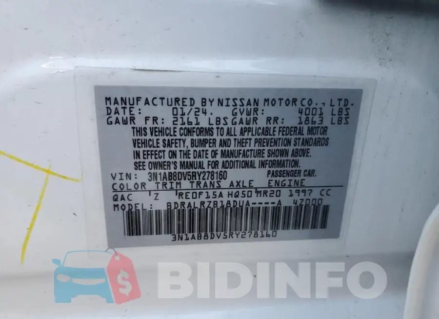 3N1AB8DV5RY278160 Photo# 12