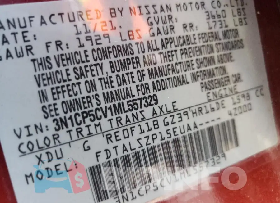 3N1CP5CV1ML557329 Photo# 13