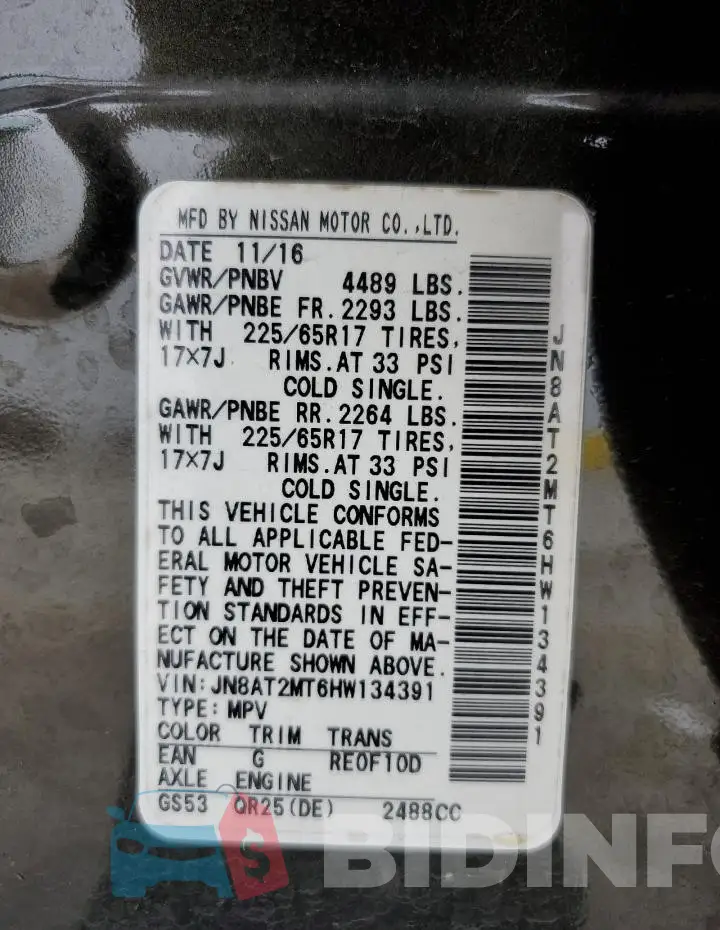 JN8AT2MT6HW134391 Photo# 13