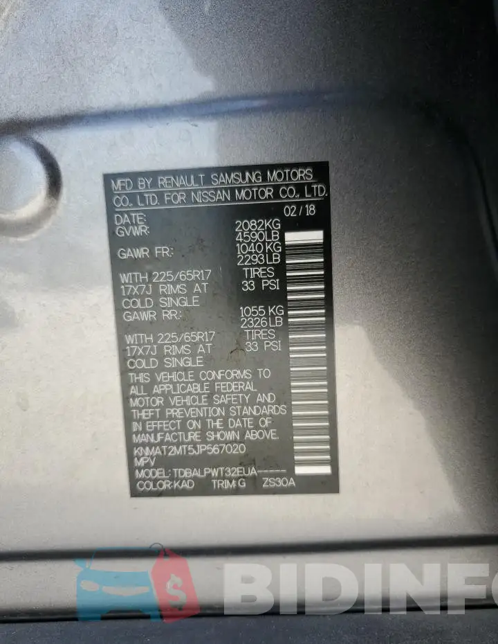 KNMAT2MT5JP567020 Photo# 13