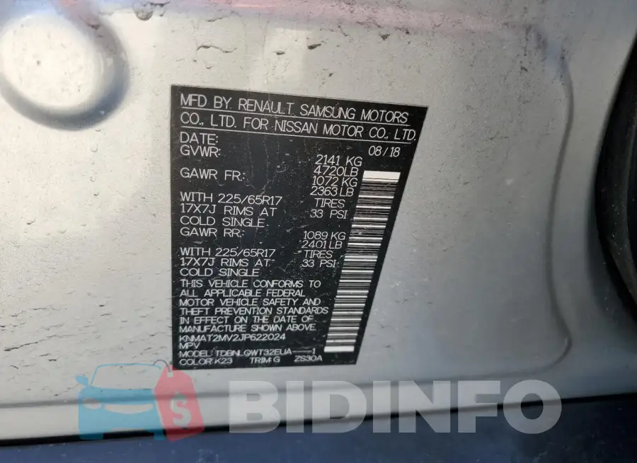 KNMAT2MV2JP622024 Photo# 13