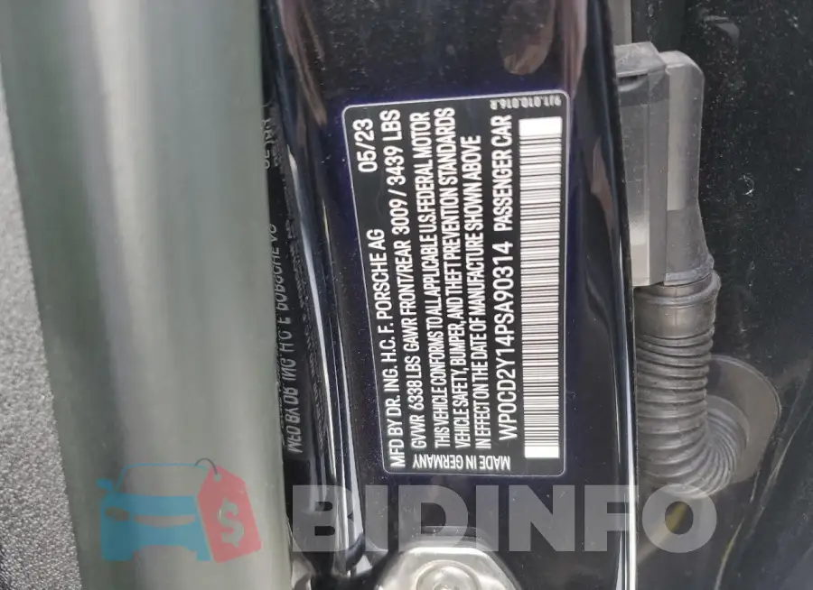 WP0CD2Y14PSA90314 Photo# 13