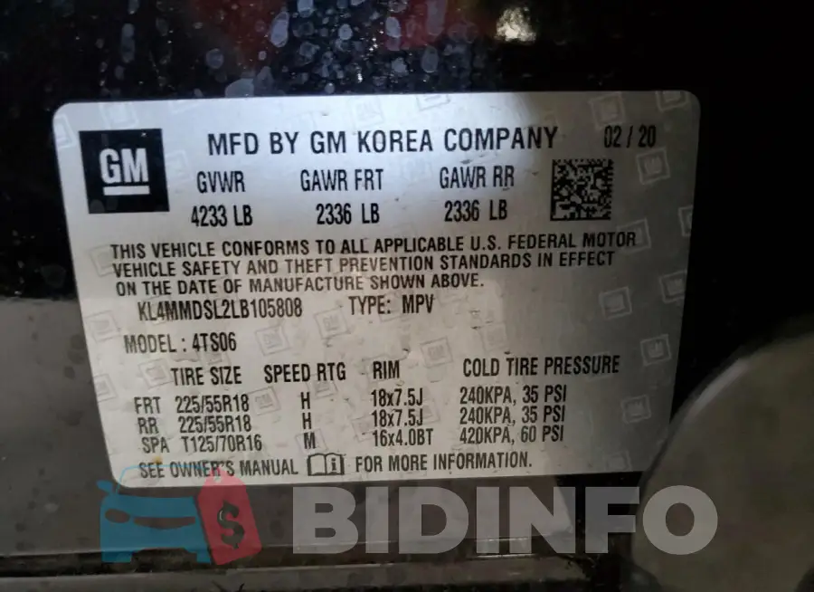 KL4MMDSL2LB105808 Photo# 12