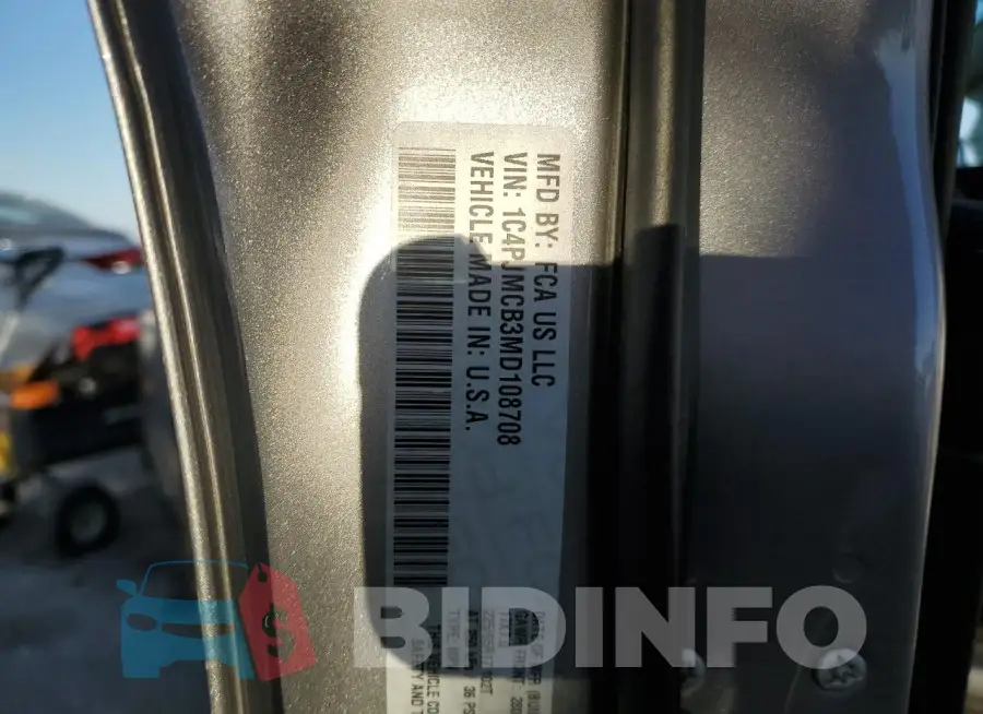 1C4PJMCB3MD108708 Photo# 13