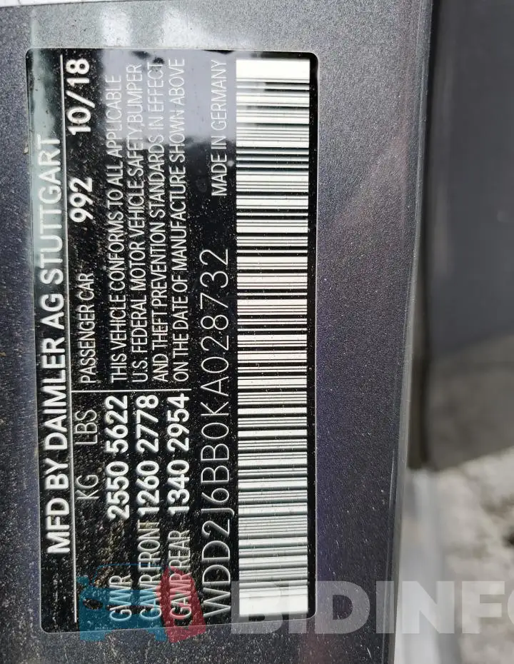 WDD2J6BB0KA028732 Photo# 13