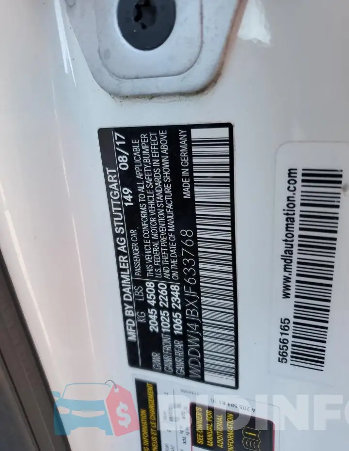 WDDWJ4JBXJF633768 Photo# 12