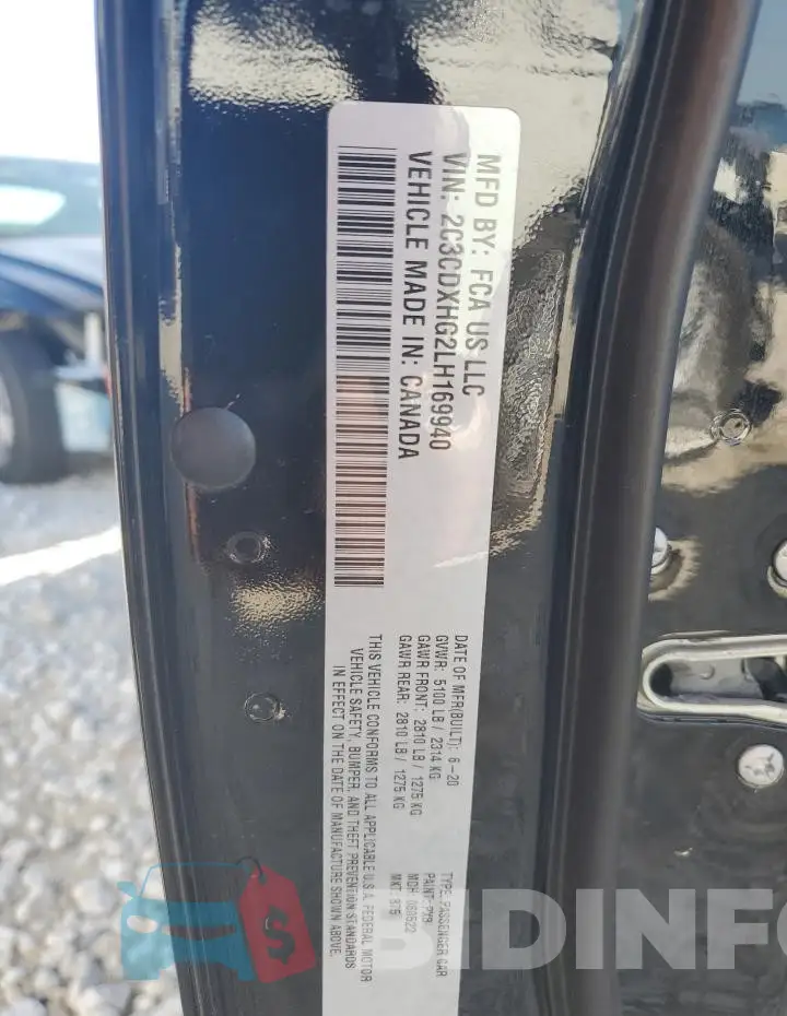 2C3CDXHG2LH169940 Photo# 13