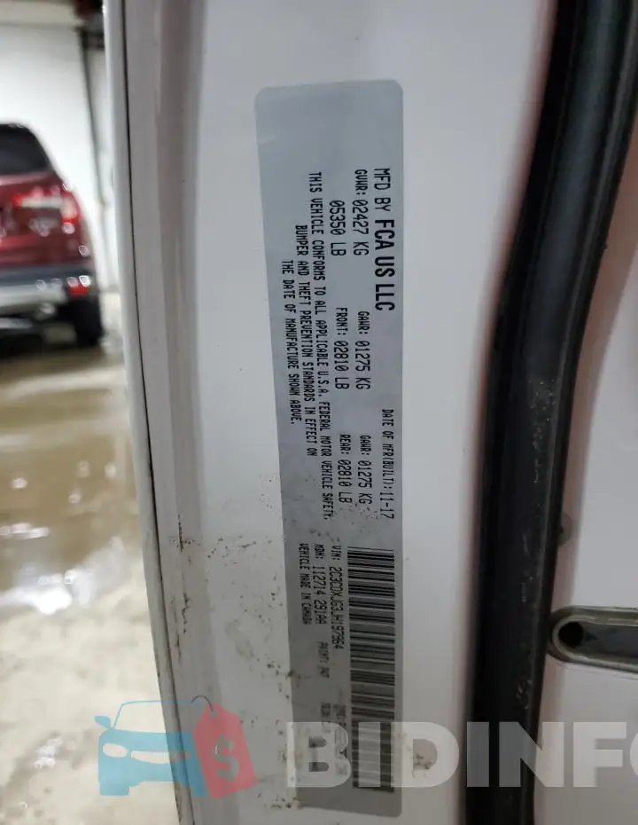 2C3CDXJG3JH197964 Photo# 12