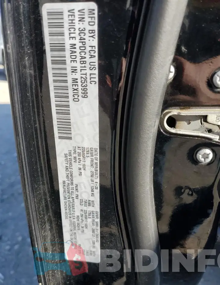 3C4PDCAB1LT253999 Photo# 13