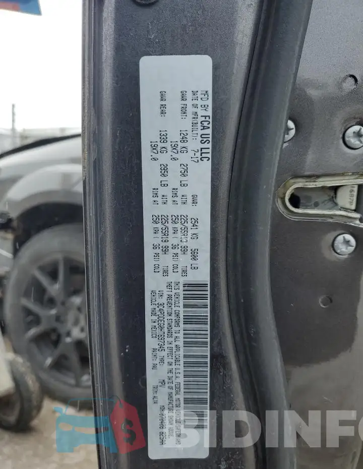 3C4PDDEG0HT697345 Photo# 13