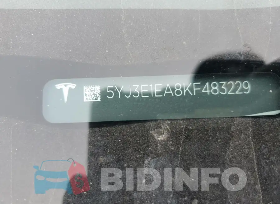 5YJ3E1EA8KF483229 Photo# 12