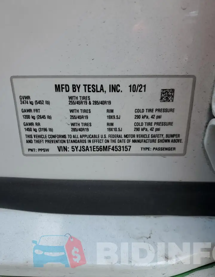 5YJSA1E56MF453157 Photo# 12