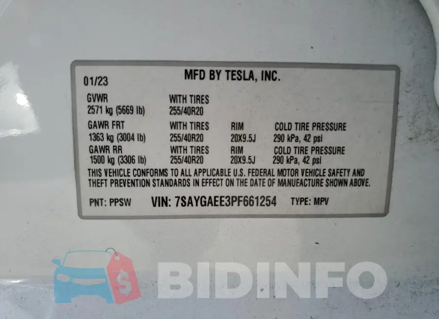 7SAYGAEE3PF661254 Photo# 12