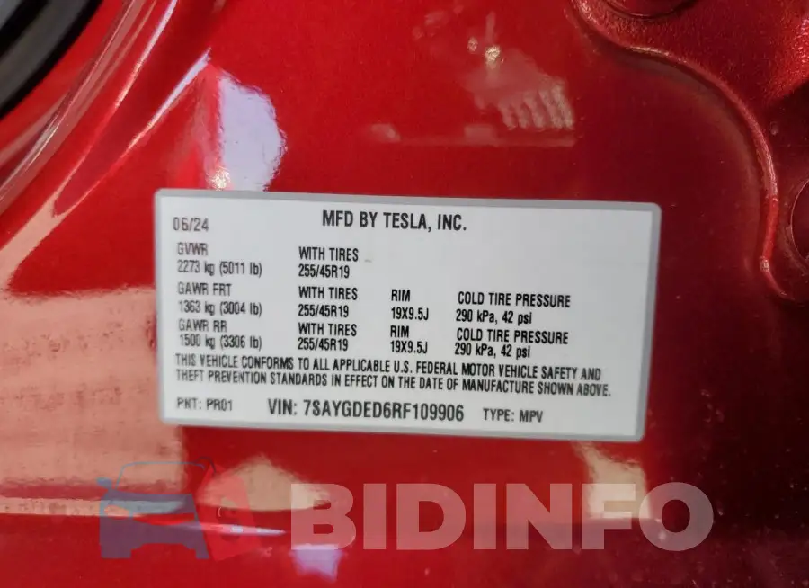 7SAYGDED6RF109906 Photo# 12