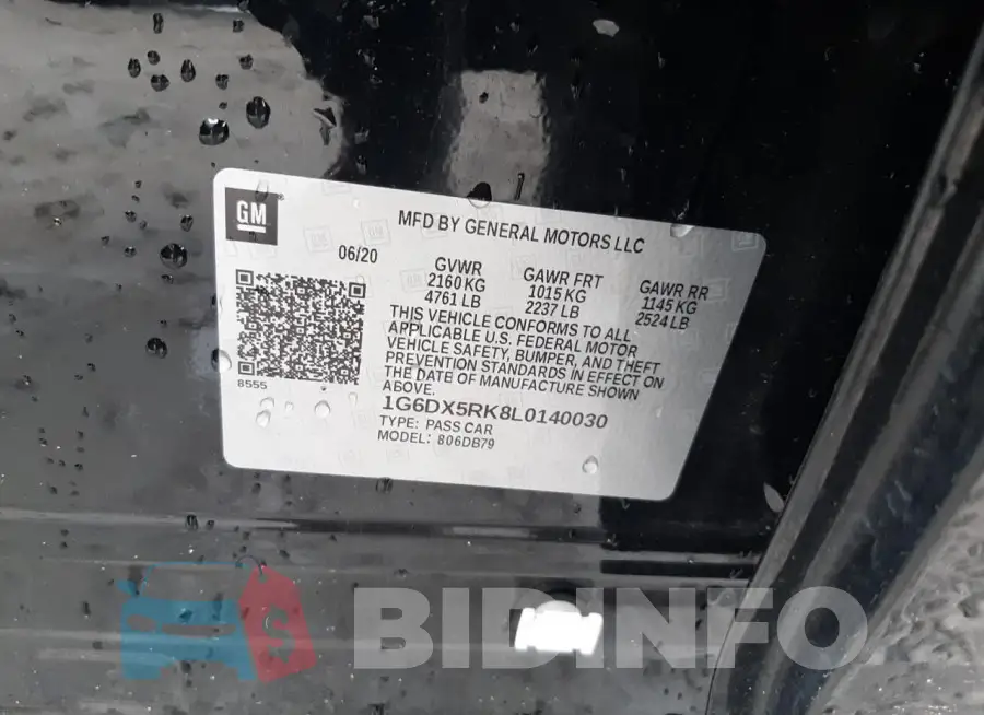 1G6DX5RK8L0140030 Photo# 13