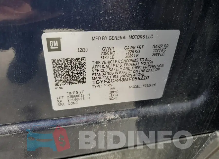 1GYFZCR48MF056210 Photo# 13