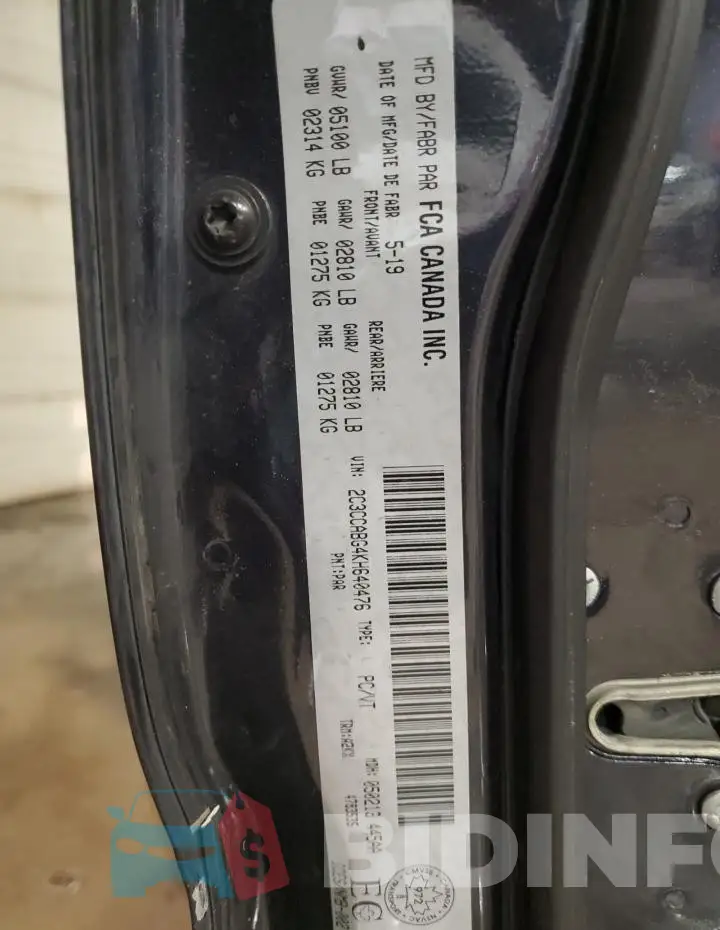 2C3CCABG4KH640476 Photo# 13