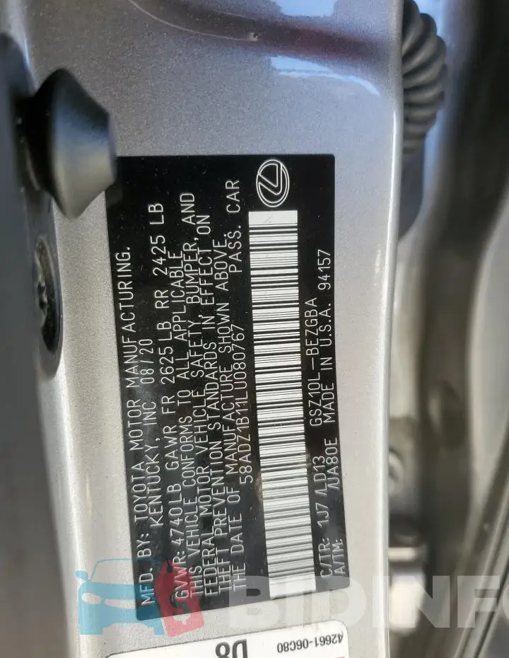 58ADZ1B11LU080767 Photo# 13