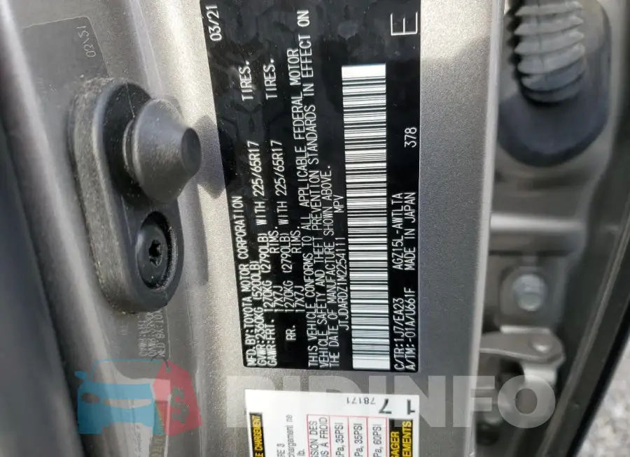 JTJDARDZ1M2254111 Photo# 13