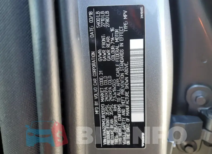 LYVA22RM3JB105913 Photo# 13