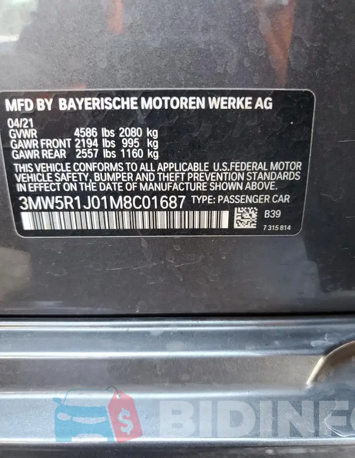 3MW5R1J01M8C01687 Photo# 12
