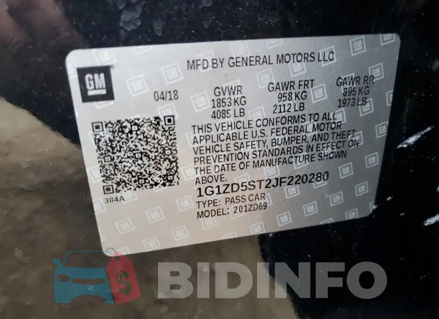 1G1ZD5ST2JF220280 Photo# 12
