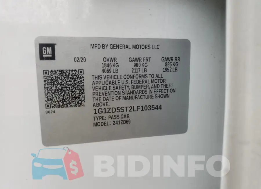 1G1ZD5ST2LF103544 Photo# 12