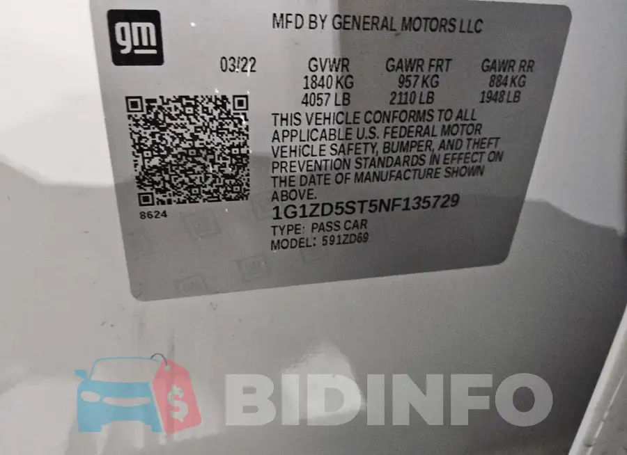1G1ZD5ST5NF135729 Photo# 13