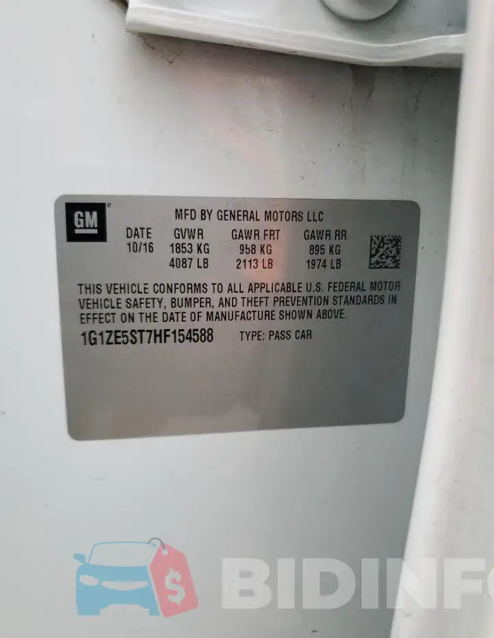 1G1ZE5ST7HF154588 Photo# 12
