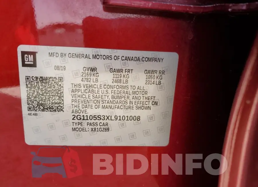 2G1105S3XL9101008 Photo# 13