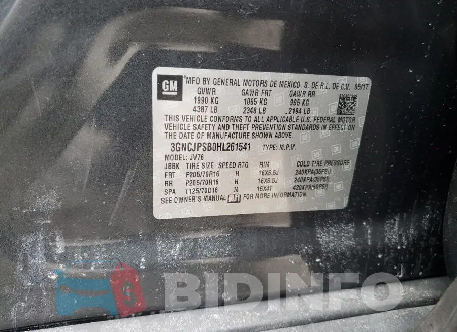 3GNCJPSB0HL261541 Photo# 13