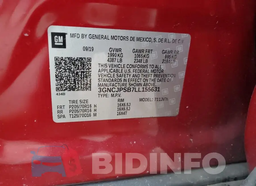 3GNCJPSB7LL155631 Photo# 12