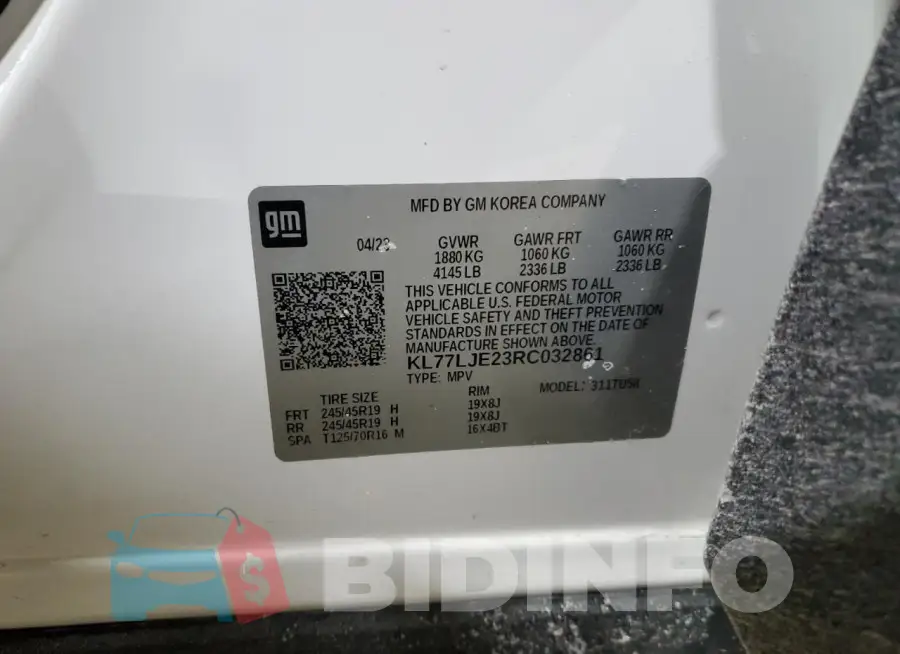 KL77LJE23RC032861 Photo# 13