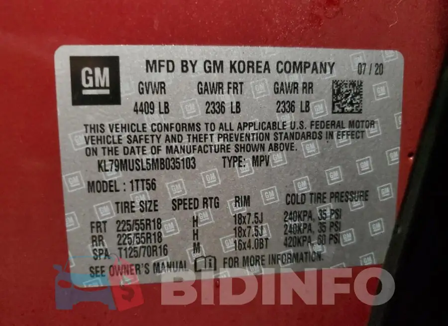 KL79MUSL5MB035103 Photo# 13