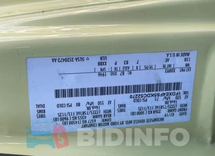 1FDXE4FS5KDC52270 Photo# 10